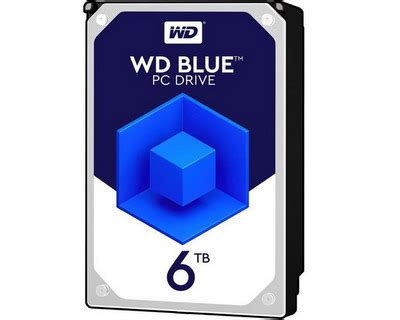 ฮาร์ดดิสก์ WD Blue 6TB (WD60EZAZ) 3.5" PC HDD 5400rpm/256MB Cache