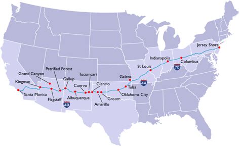 Cross-Country Route Planning | Gas • Food • No Lodging