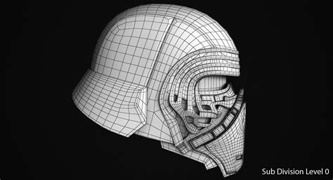 3ds Kylo Ren Helmet