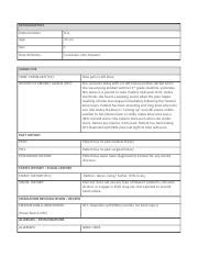 Osce Lab Unit Docx Demographics Patient Initials R G Age Y O Sex F Race Ethnicity