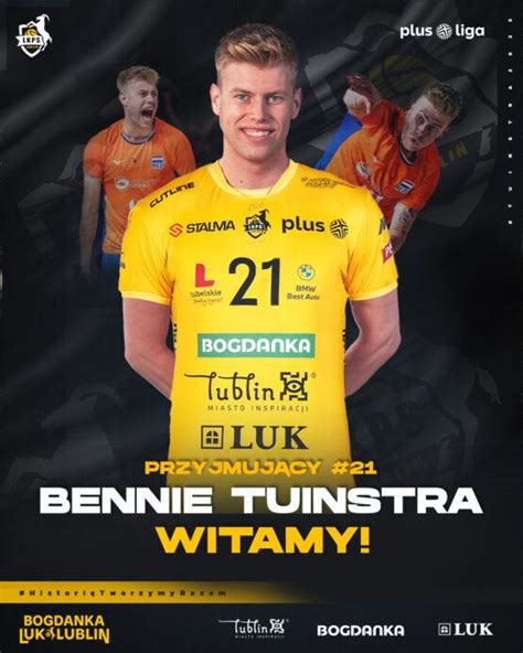 Bennie Tuinstra nowym przyjmującym BOGDANKI LUK Lublin BOGDANKA LUK