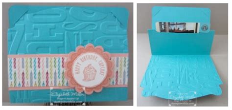 Card Cool Pop N Cuts Gift Card Holder Stampin Up Demonstrator