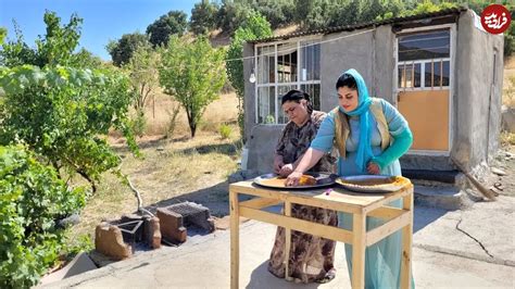 ویدئو غذای روستایی؛ پخت تماشایی مرغ با غوره توسط مادر و دختر مشهور کردستانی