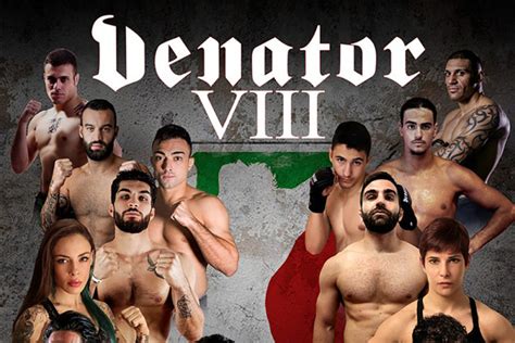 Venator FC 8 La Card Dellevento Che Segna Il Ritorno Del Pubblico