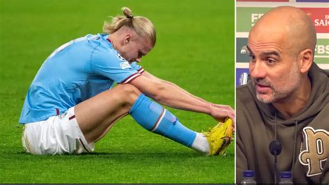 Erling Haaland: Pep Guardiola gives injury update after Man City ...