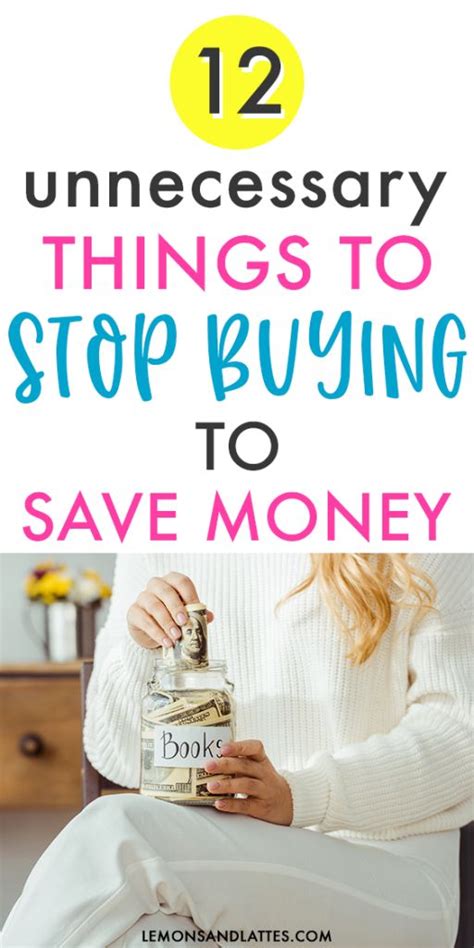 12 Unnecessary Things To Stop Buying To Save Money Saving Money