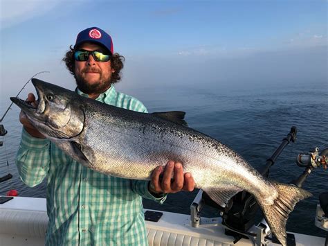 Lake Michigan King Salmon Fin N Fly Sportfishing