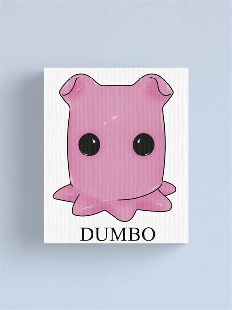 Pink Dumbo Octopus Canvas Print By IceTouched Redbubble