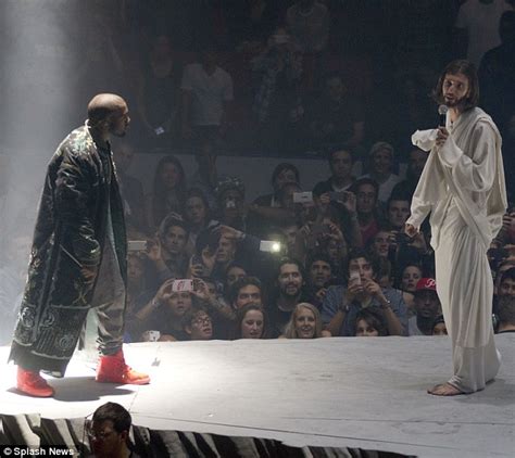 Kanye West Rips His Leather Trousers During First Gig On Yeezus Tour