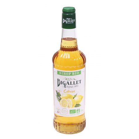 Sirop Citron Bigallet 70cl PAMbio