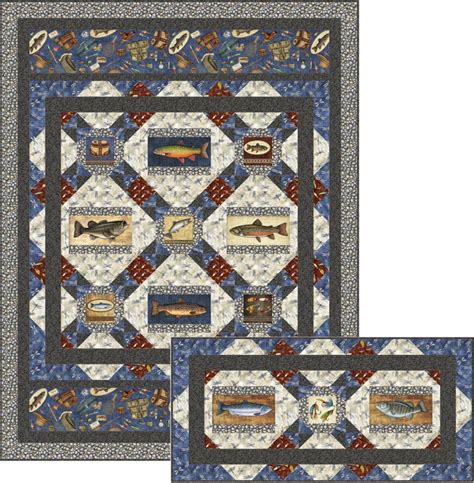 Fresh Catch Quilt Pattern Pine Tree Country Quilts