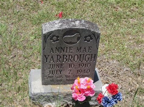 Annie May Eddins Yarbrough Find A Grave Memorial