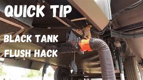 Rv Black Tank Flush Tip Quick And Easy Rv Life Youtube