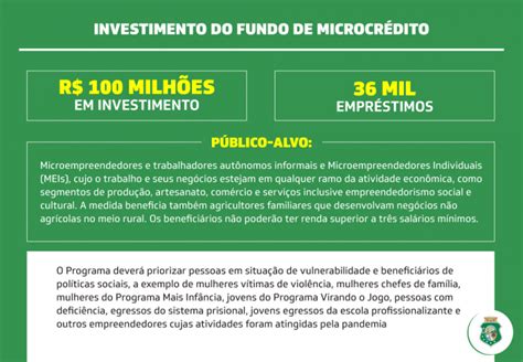 Governo do Ceará anuncia liberação de R 100 milhões para Programa de