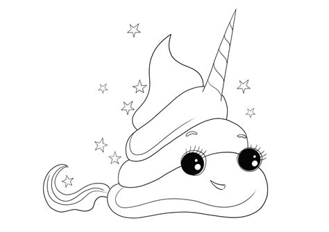 Color Your World With Poop Coloring Pages Free Printables