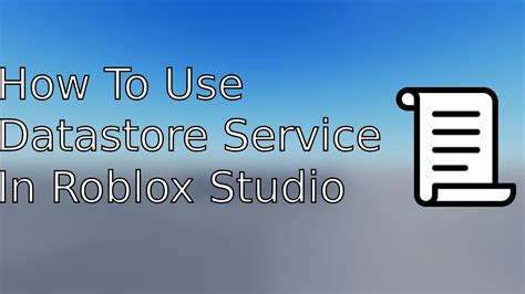 Roblox Studio Datastore Tutorial Save Player Data Youtube