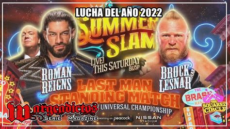 Warge on Twitter Lucha masculina del año Roman Reigns vs Brock