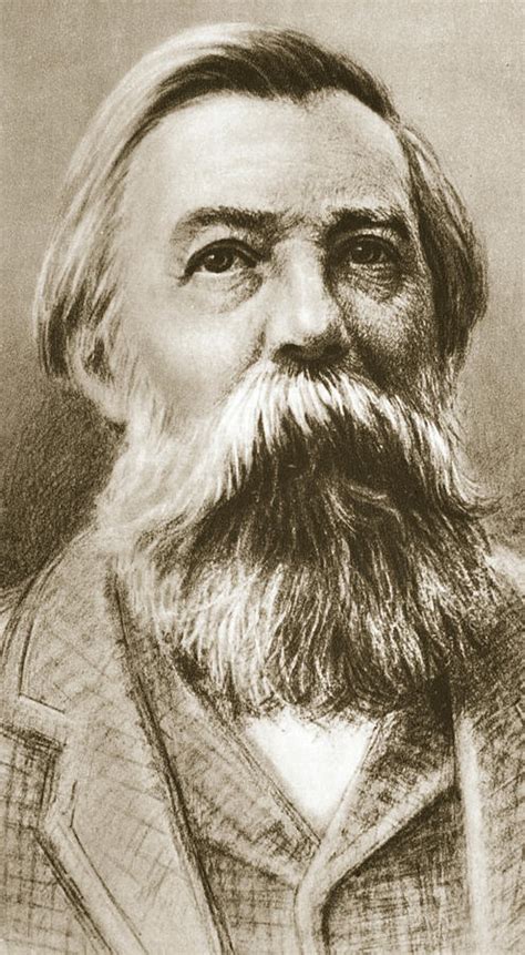 Frederick Engels Drawing by German School