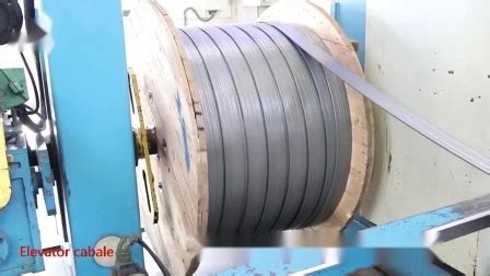 PVC Flat Elevator Travel Cable With Armored Optic Fiber Cable Tvvb