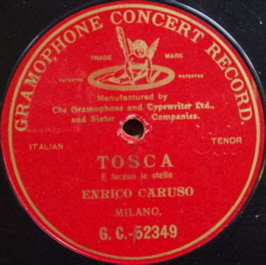 Tosca E Lucevan Le Stelle By Enrico Caruso Single Opera Reviews