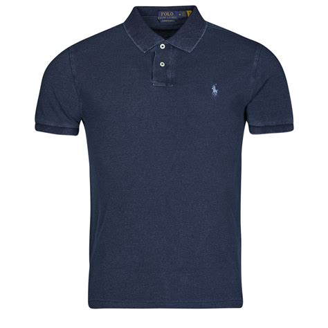 Polo Ralph Lauren Polo Ajuste Droit En Coton Basic Mesh Marine