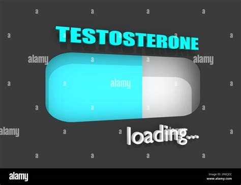 Hormone Testosterone Level Measuring Scale Health Care Concept