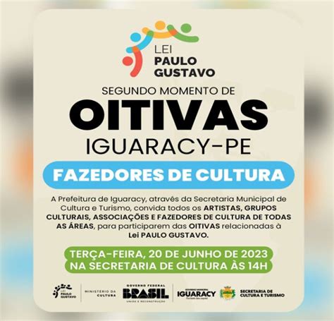 Iguaracy Realiza Oitiva Da Lei Paulo Gustavo Blog Do Marcello Patriota