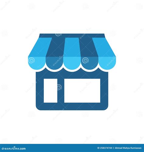 Online Store Icon Stock Vector Illustration Of Design 258374744
