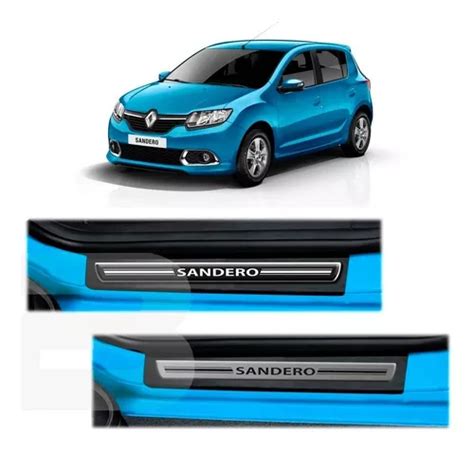 Kit Soleira Premium Novo Renault Sandero Resinada Portas