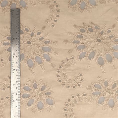 Tissu Broderie Anglaise Flower Mastic Tissus Des Ursules