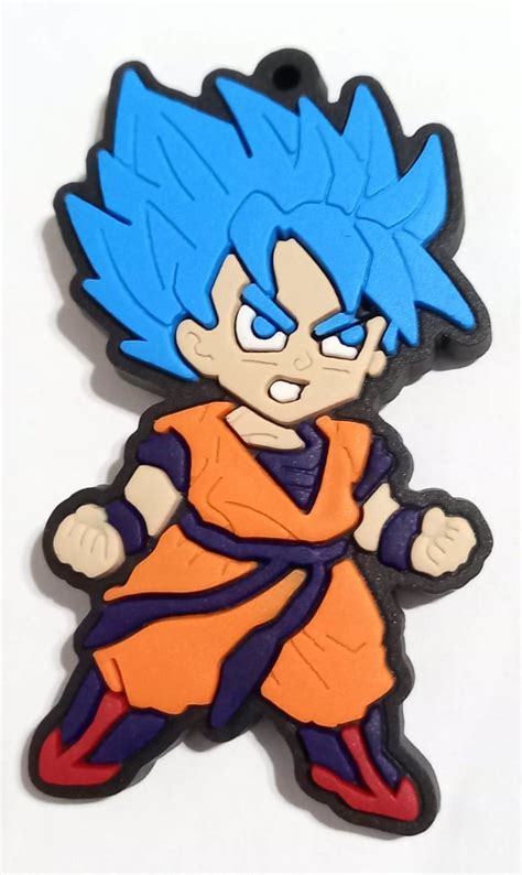 Pingente Goku Dragon Ball Emborrachado Unidades Elo