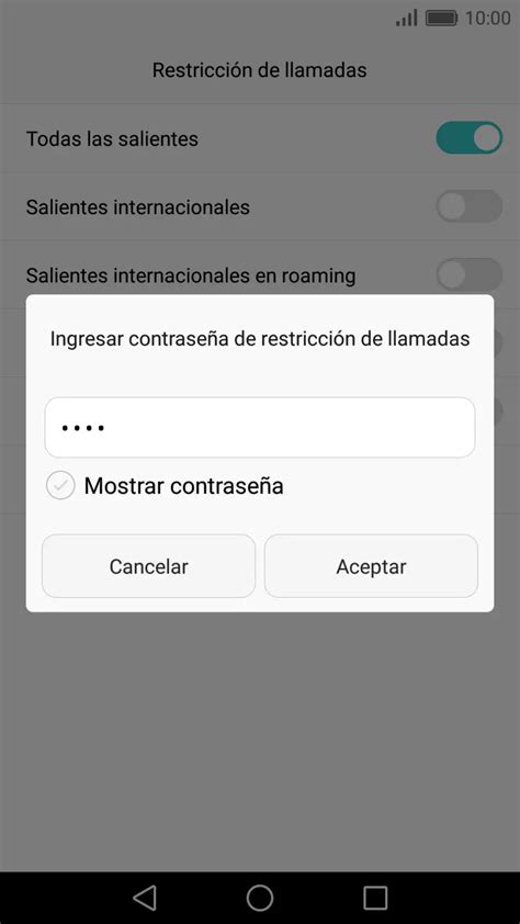 ¿cuál Es La Contraseña De Restricción De Llamadas Huawei Haras Dadinco