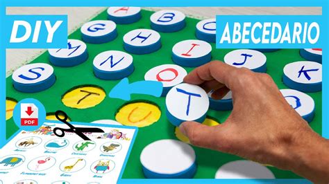 DIY Abecedario móvil Montessori 10 ejercicios para aprender