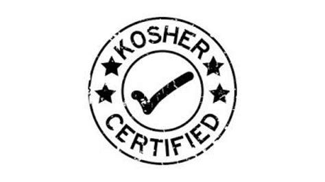 Kosher Certified Label