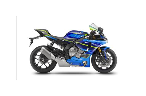 Yamaha R1 2015 2019 Blue Helkit Printster Design