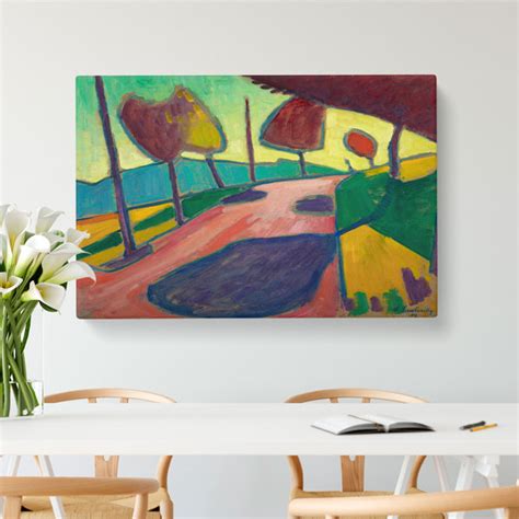 East Urban Home Murnauer Landscape By Alexej Von Jawlensky Wrapped