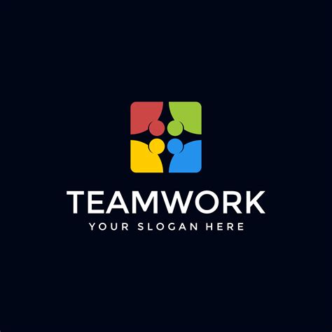 Teamwork Logo Design Template Premium Download 5292838 Vector Art at ...