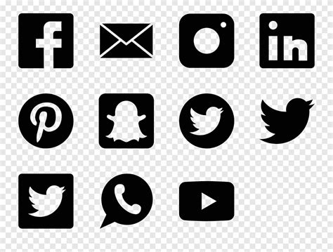 Iconos De Redes Sociales Sin Fondo
