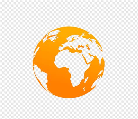 World Map Globe Globe Globe Orange World Png PNGWing