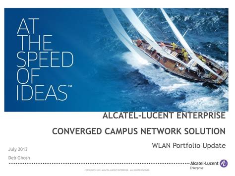 Alcatel Lucent At The Speed Of Ideas