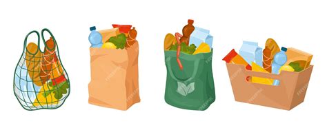 Free Clipart Grocery Bag