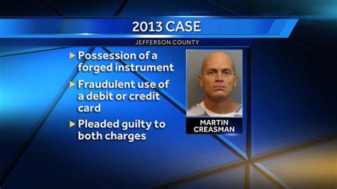 Timeline Martin Creasman Convictions