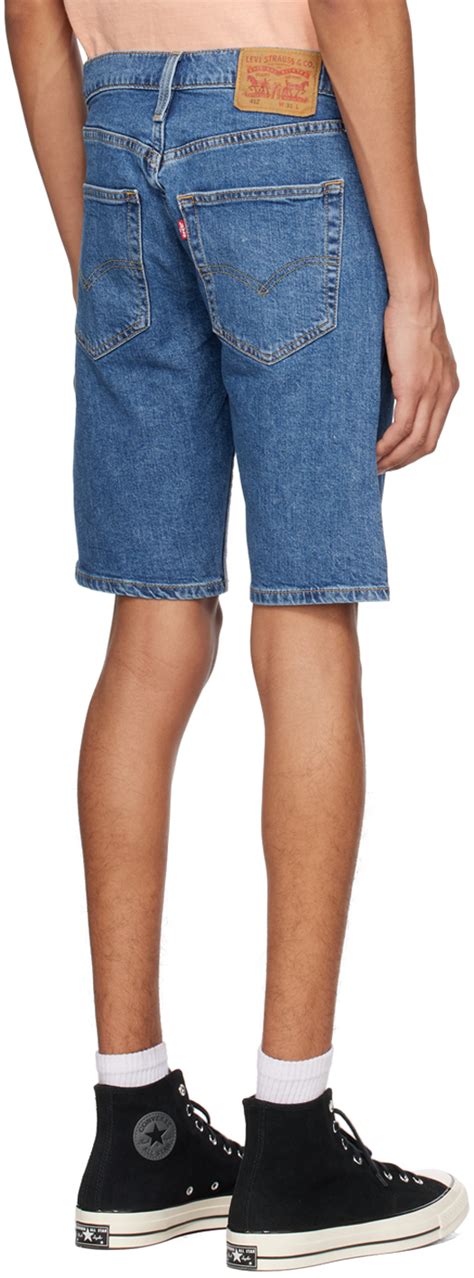 Levi S Blue 412 Denim Shorts Levi S Red