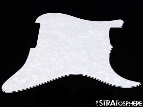 NEW White Pearloid UNROUTED Stratocaster PICKGUARD For Reverb