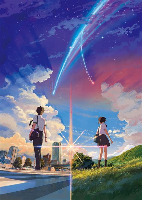 Nubes Grises Anime Your Name Kimi No Na Wa Fondo De Pantalla Hd Wallpaperbetter