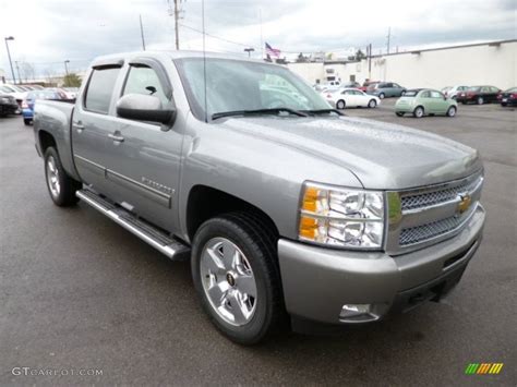 Silver Birch Metallic Chevrolet Silverado Ltz Crew Cab X