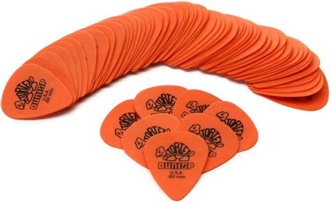 Dunlop Tortex Standard Guitar Picks 60mm Orange 72 Pack Sweetwater