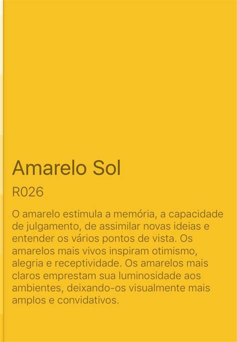 Amarelo Sol Cor Da Suvinil No Blog Da Conexão Décor Suvinil Cores