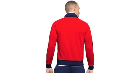 Polo Ralph Lauren Polo Sport Pique Track Jacket In Red For Men Lyst