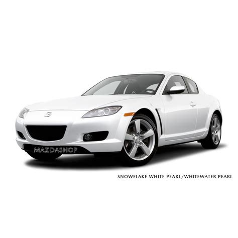 Mazda Rx 8 White Black Rims